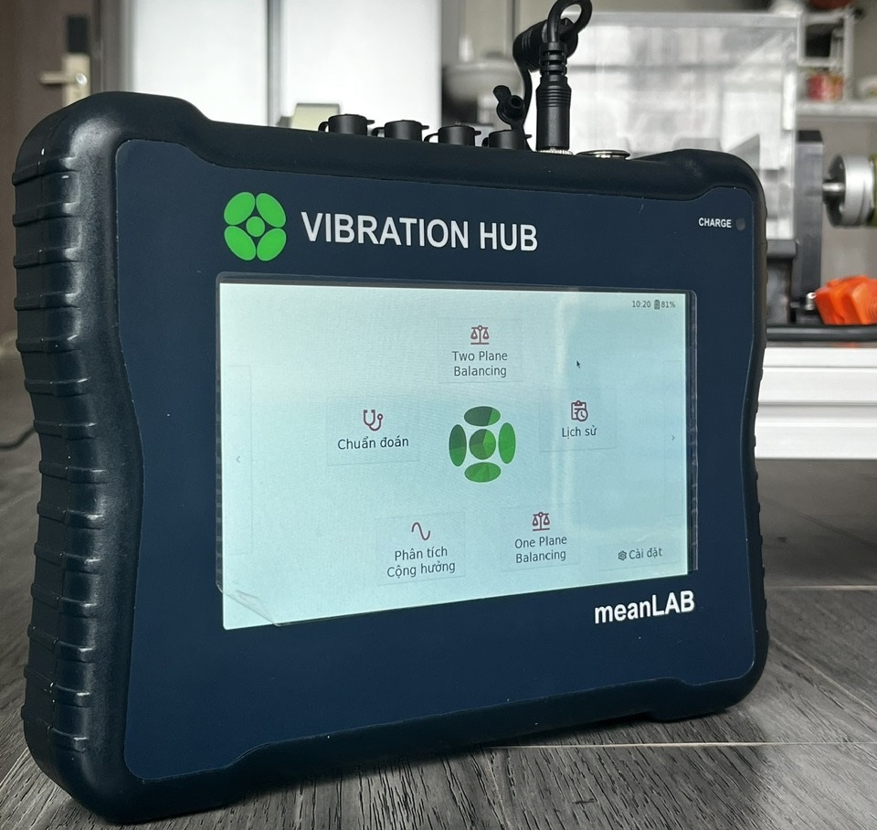 Dịch vụ cho thuê máy đo rung động Vibration HUB