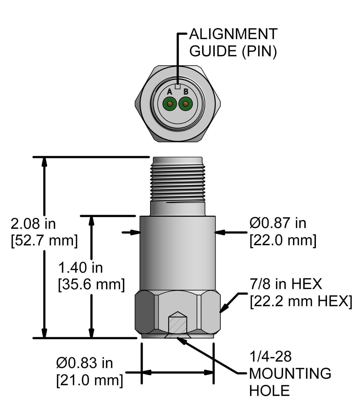 Cảm biến vận tốc rung VE101-1D